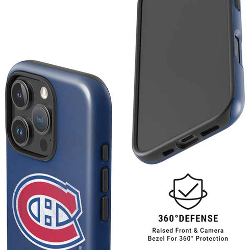 NHL Montreal Canadiens Distressed iPhone 16 Pro Max Magsafe Impact Case